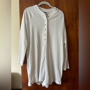 Old Navy Rib-Knit Henley Romper